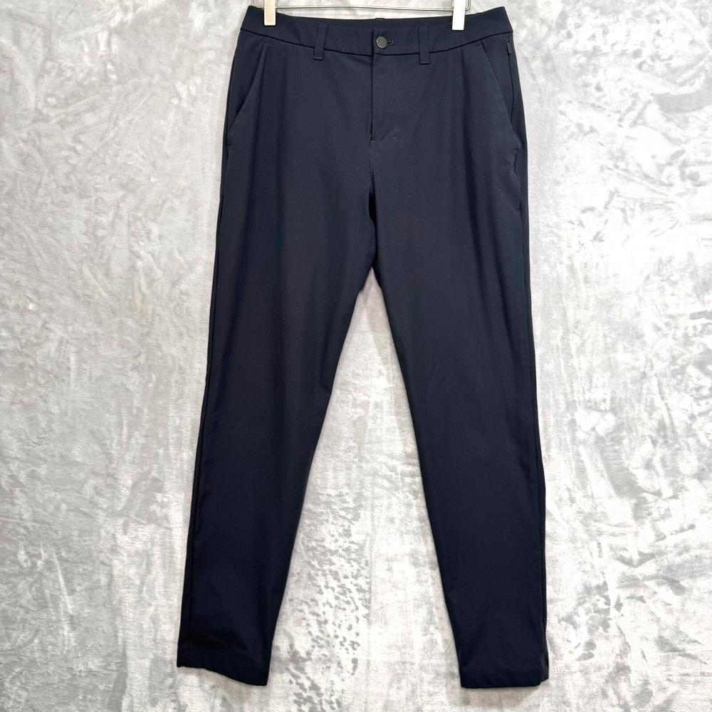 Lululemon ABC Classic Fit Pants Mens 30 Dark Gray 5 Pocket Flat Front Stretch